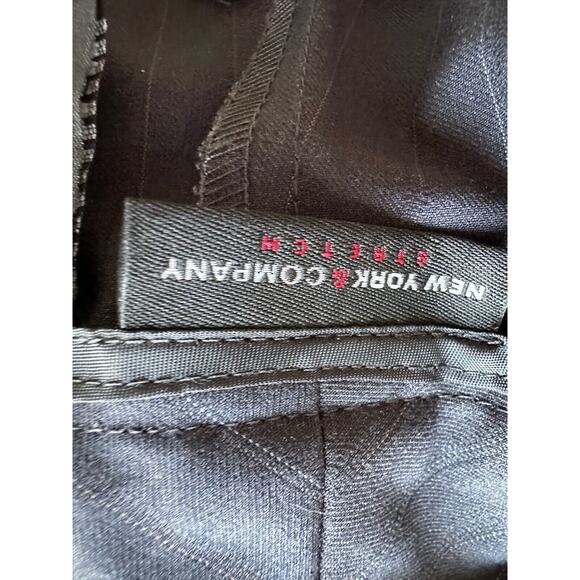 New York‎ And Company Career Pants 16 Average Women's Black Pinstripe - Picture 13 of 14
